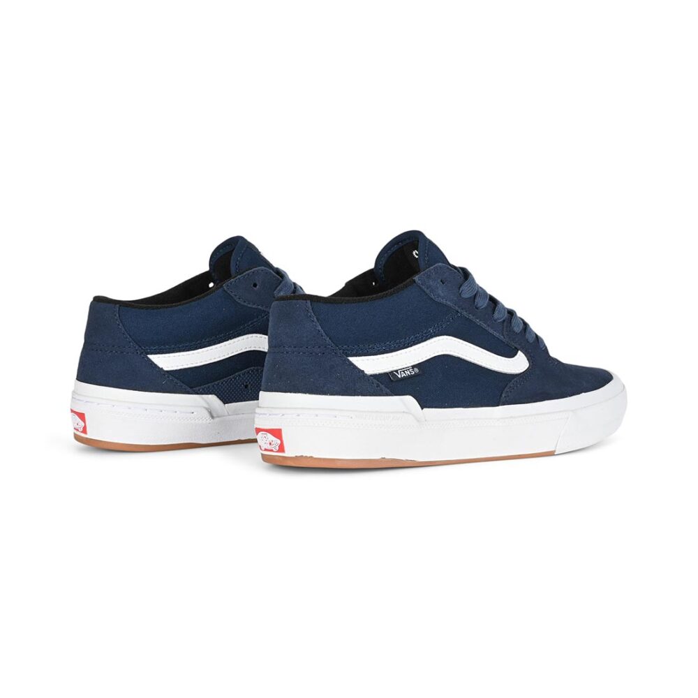 Vans 114 Mid BMX Shoes - Navy/White
