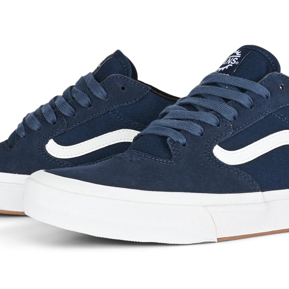 Vans 114 Mid BMX Shoes - Navy/White