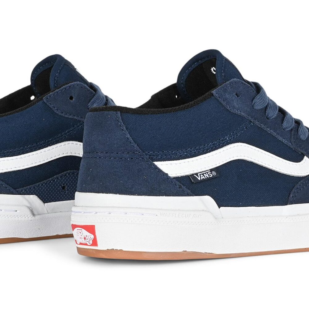 Vans 114 Mid BMX Shoes - Navy/White