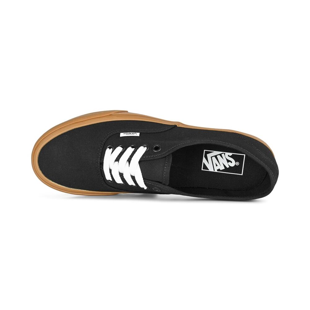 Vans Classic Authentic Skate Shoes - Black/Gum