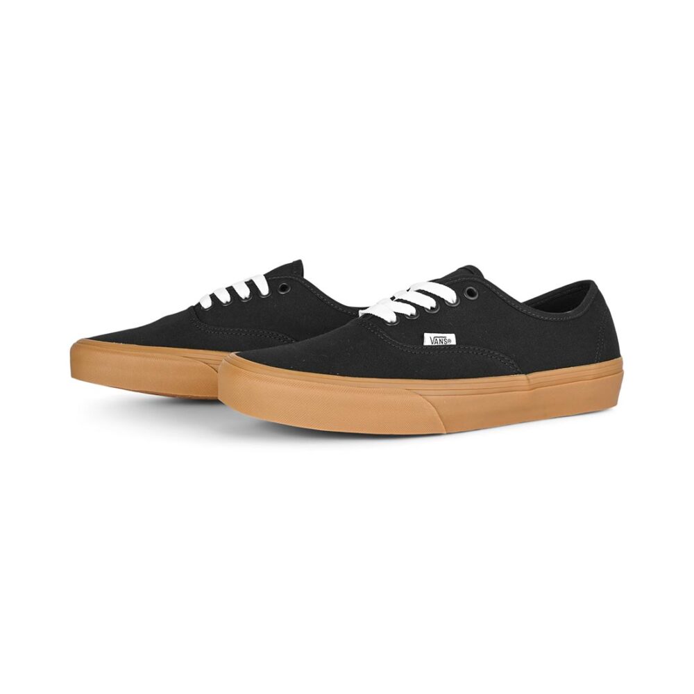 Vans Classic Authentic Skate Shoes - Black/Gum