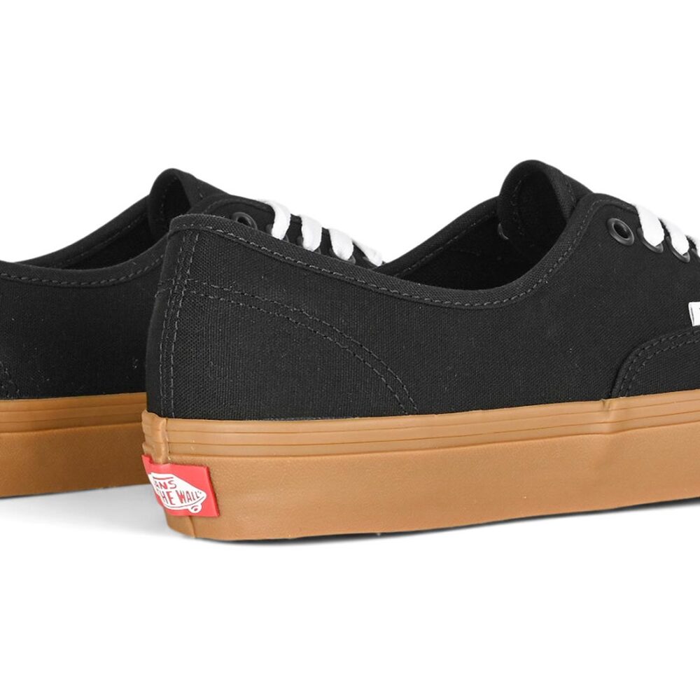 Vans Classic Authentic Skate Shoes - Black/Gum