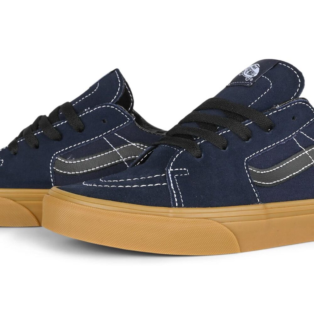 Vans Classic Sk8-Low Skate Shoes - Navy/Gum
