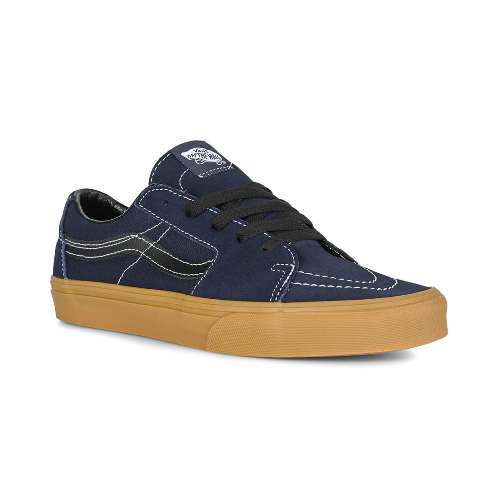 Vans Classic Sk8-Low Skate Shoes - Navy/Gum