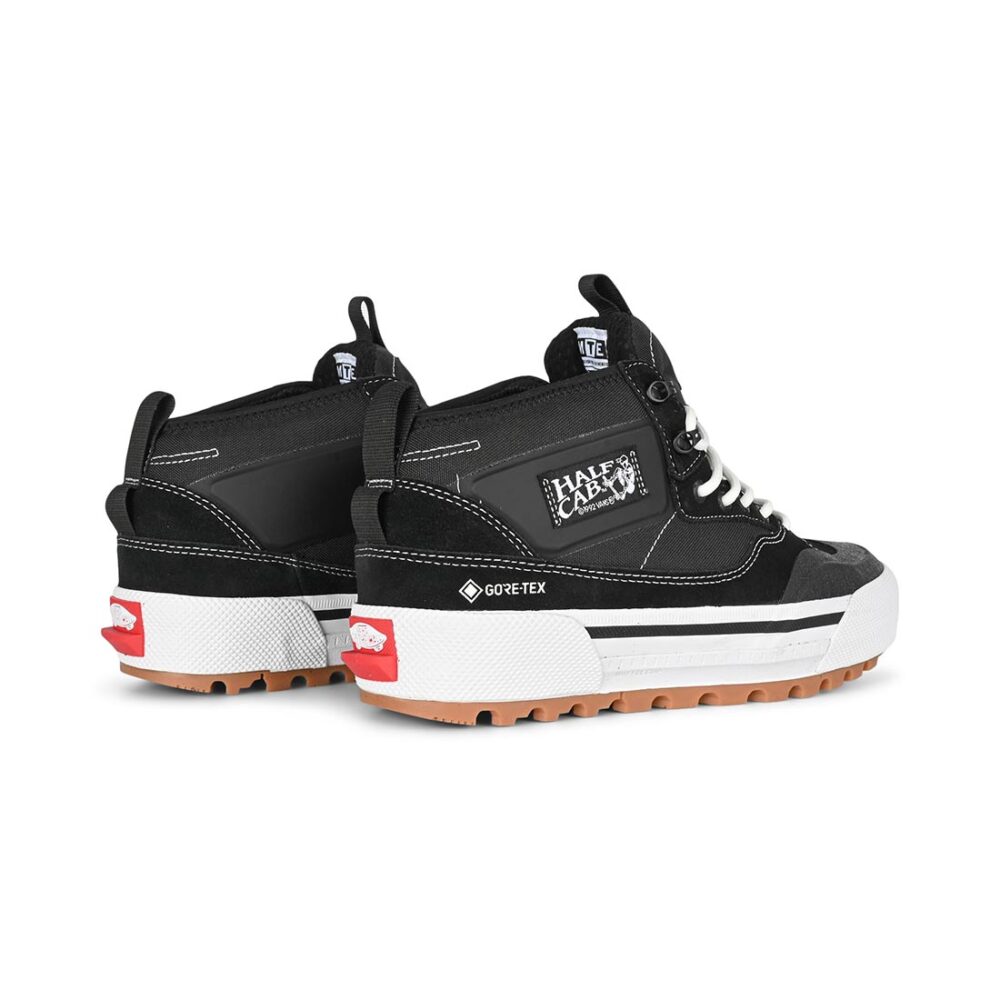 Vans Half Cab MTE Gore-Tex Winterised Skate Shoes - Black/White