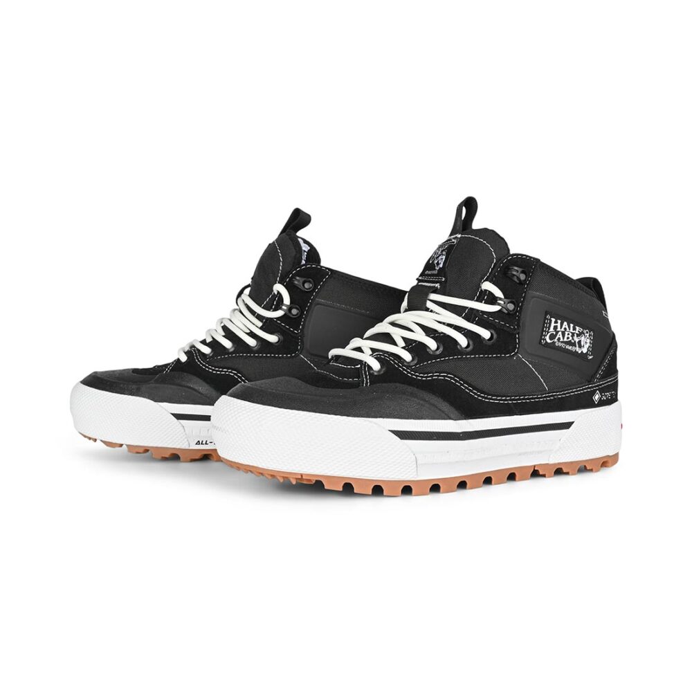 Vans Half Cab MTE Gore-Tex Winterised Skate Shoes - Black/White
