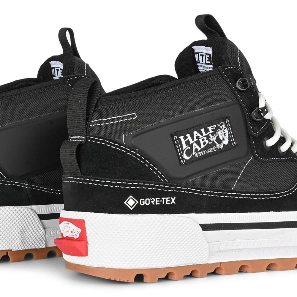 Vans Half Cab MTE Gore-Tex Winterised Skate Shoes - Black/White