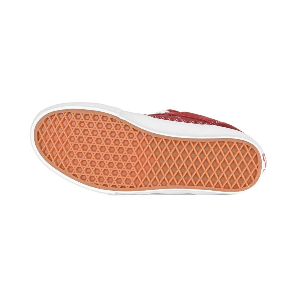 Vans Half Cab Skate Shoes - Burgundy/White