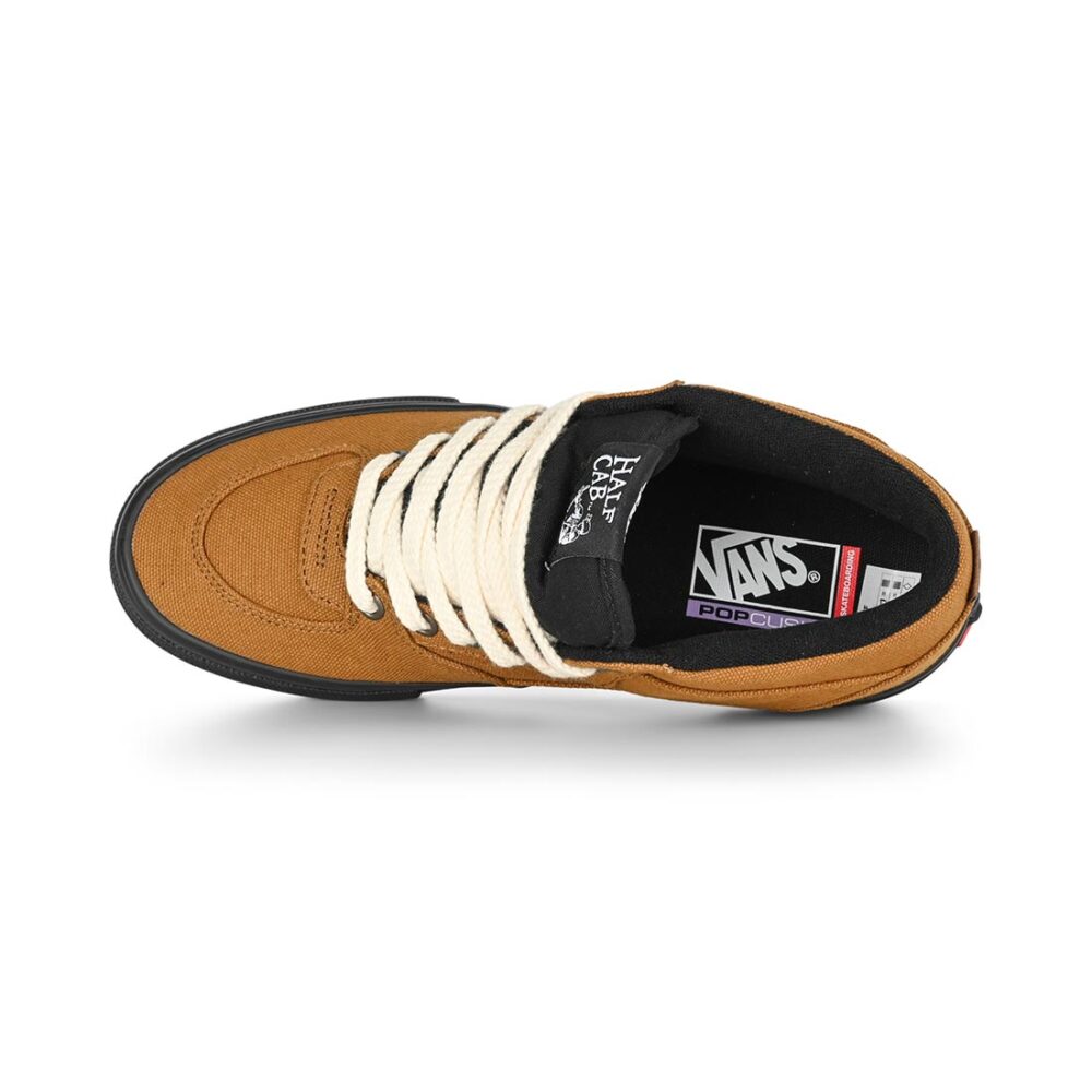 Vans Half Cab Skate Shoes - Golden Brown/Black