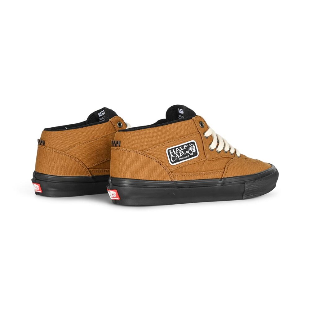 Vans Half Cab Skate Shoes - Golden Brown/Black