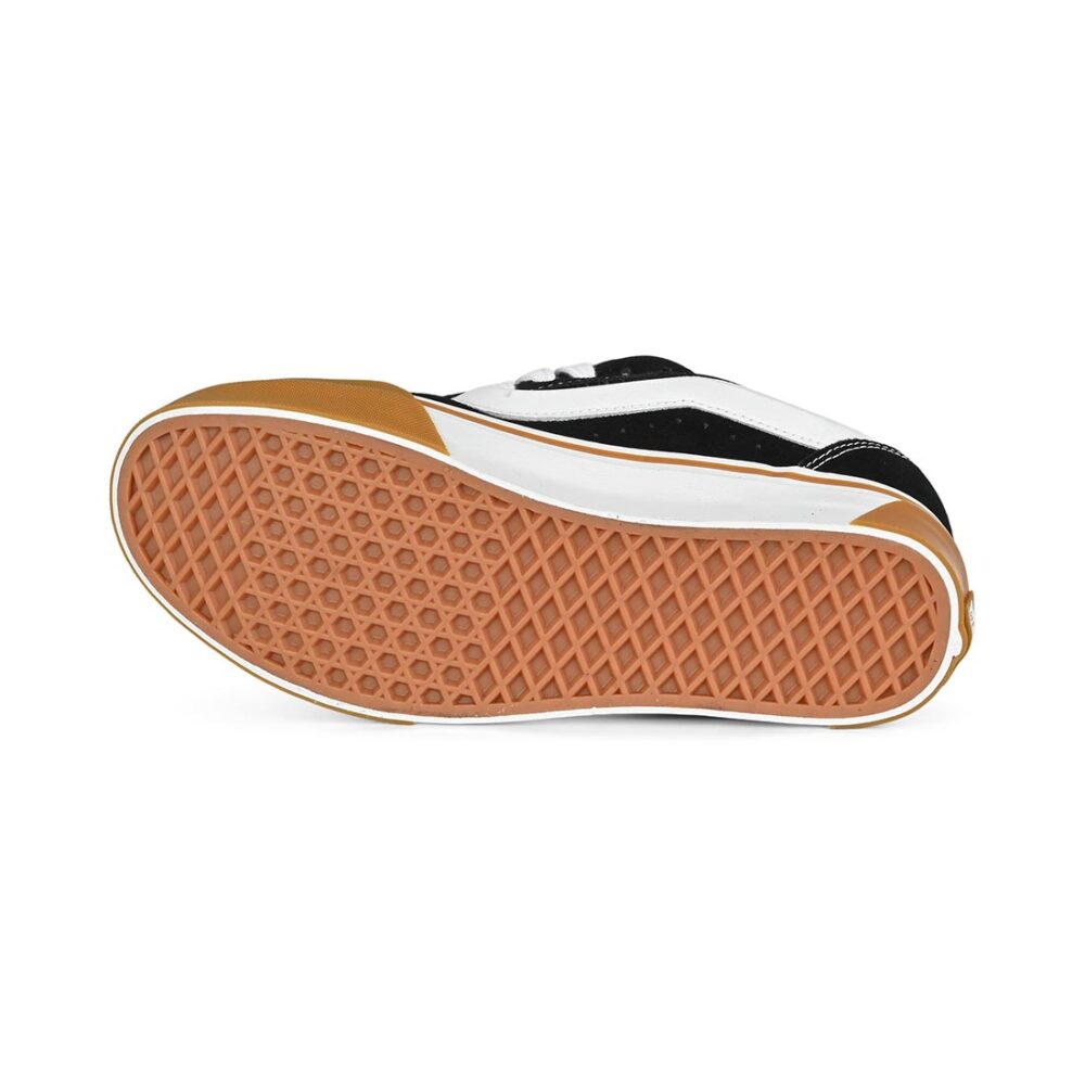 Vans Knu Skool Skate Shoes - Black/White/Gum
