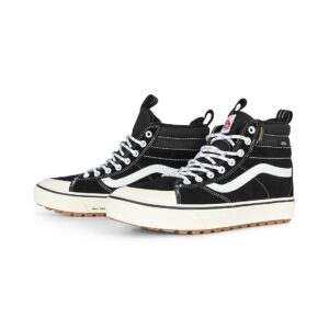 Vans Sk8-Hi MTE Winterised Skate Shoes - Black/True White