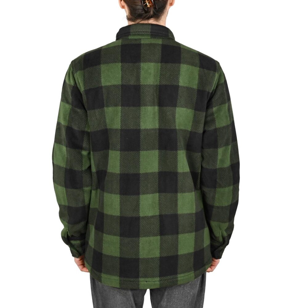 Volcom Bowered Fleece L/S Overshirt - Dark Pine
