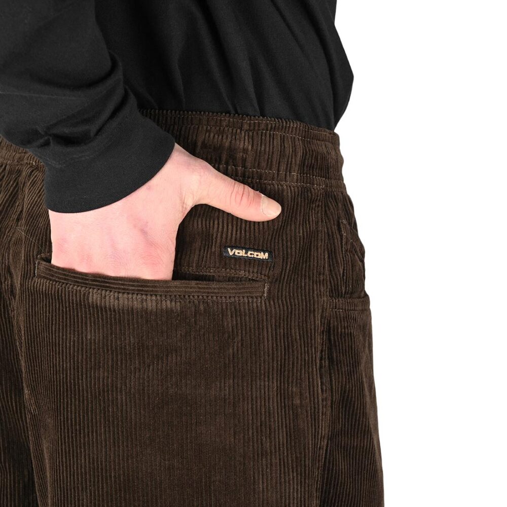Volcom Freazy Loose Corduroy Pants - Dark Brown