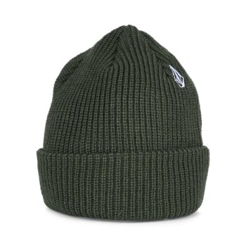 Volcom Full Stone Cuff Beanie Hat - Dark Forest