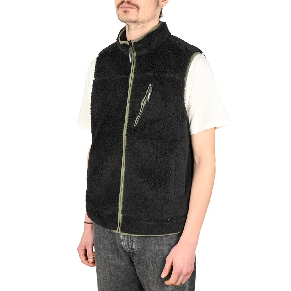 Volcom Highvi Fleece Vest Gilet - Black