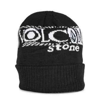 Volcom Lib Stone Legacy Cuff Beanie Hat - Black