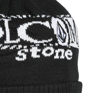 Volcom Lib Stone Legacy Cuff Beanie Hat - Black