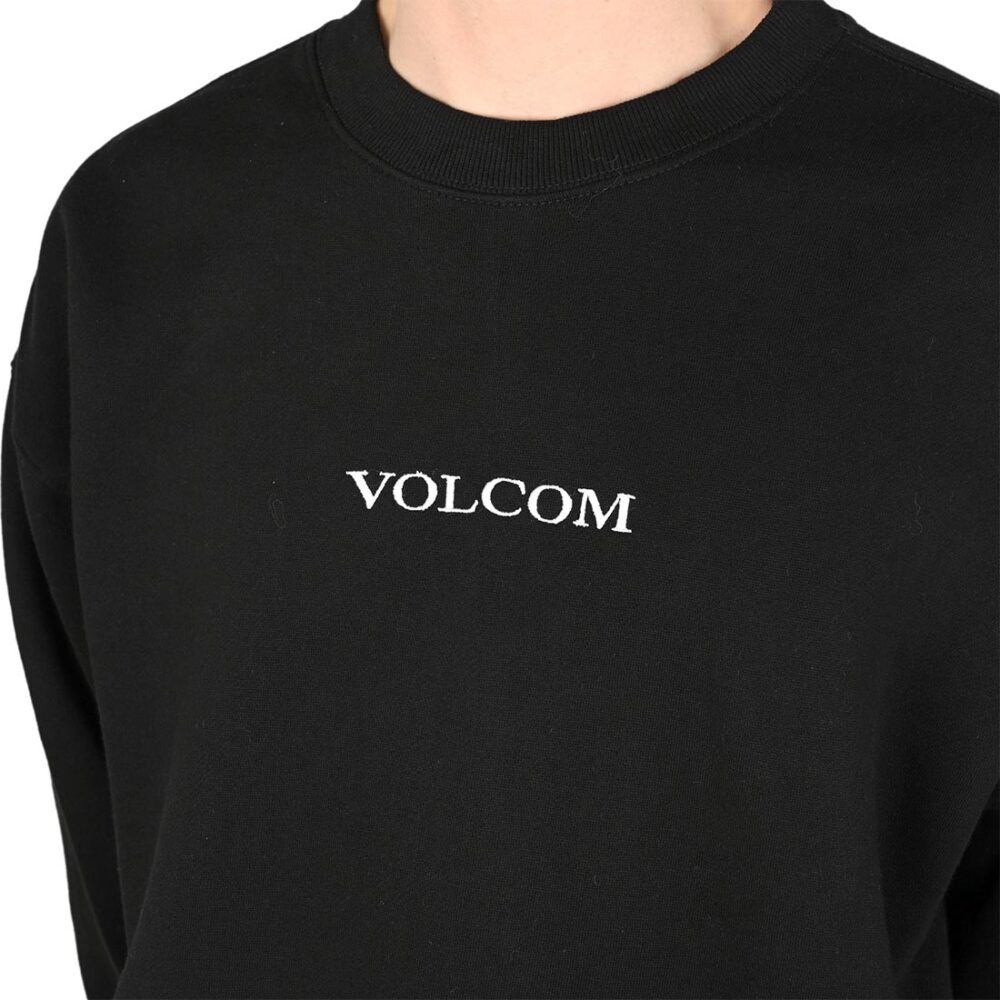 Volcom Stone Pullover Crew Sweater - Black