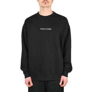 Volcom Stone Pullover Crew Sweater - Black