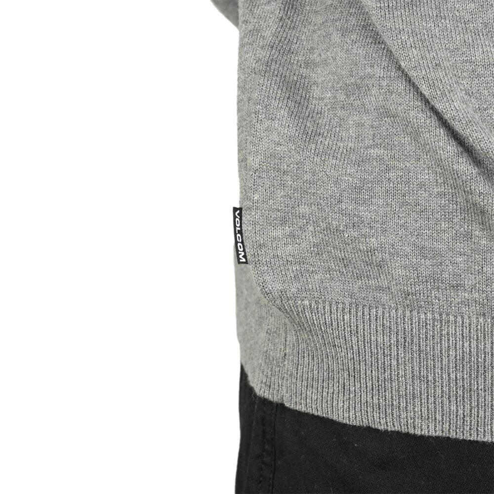 Volcom Uperstand Knitted Jumper - Heather Grey