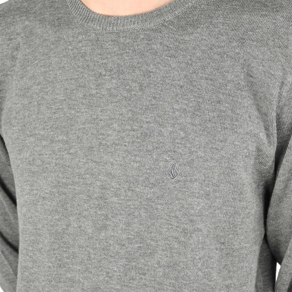 Volcom Uperstand Knitted Jumper - Heather Grey