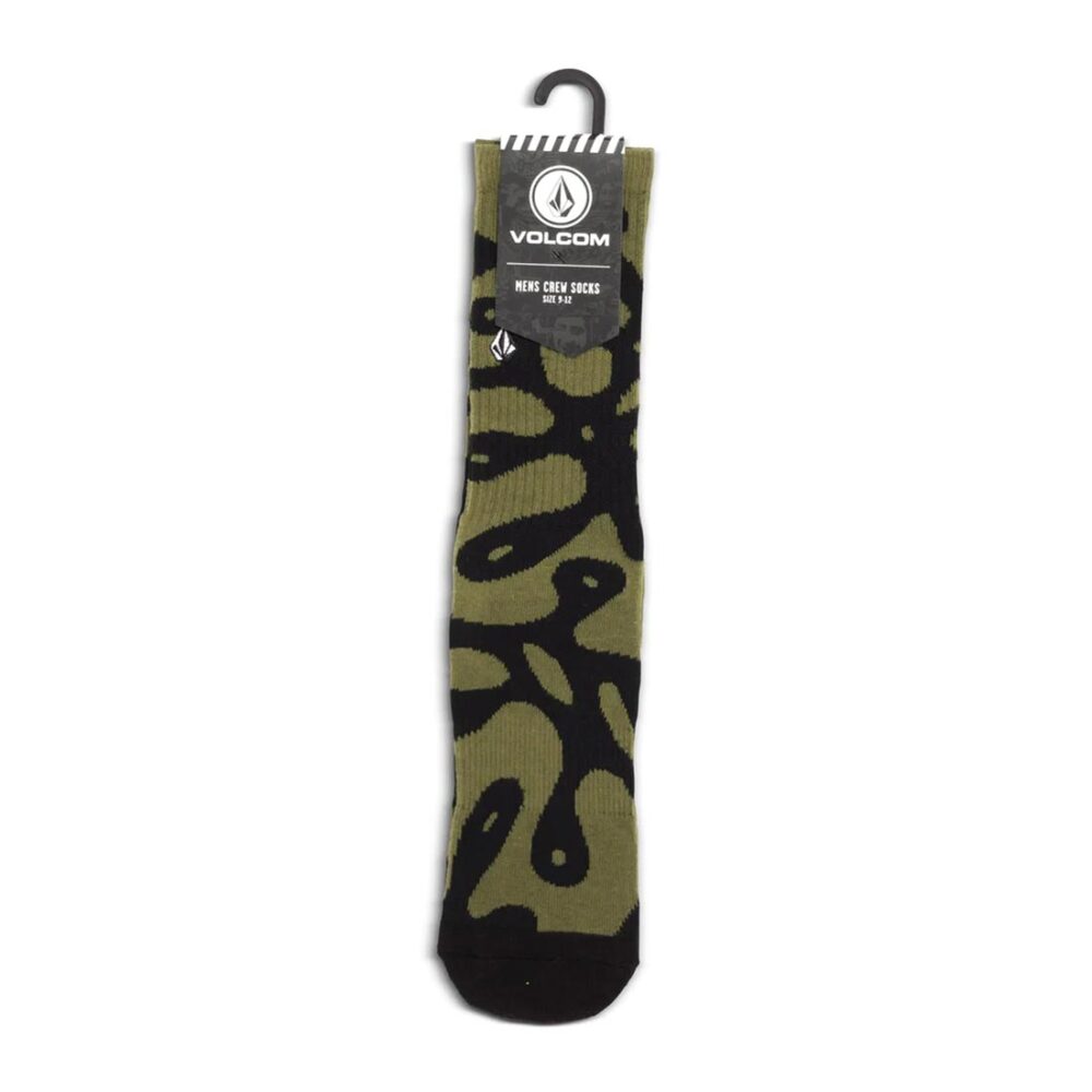 Volcom Zephyr Crew Socks - Wintermoss
