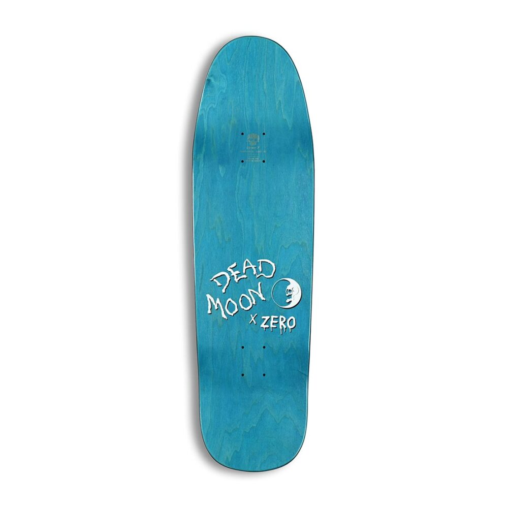 Zero x Dead Moon 9.25" Skateboard Deck - Black