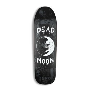 Zero x Dead Moon 9.25" Skateboard Deck - Black