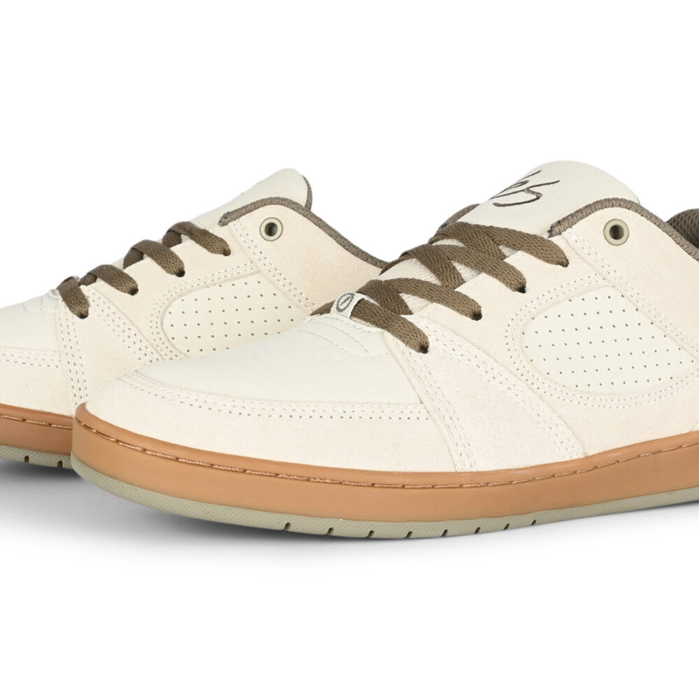 eS Accel Slim Shoes - White/Black/Gum