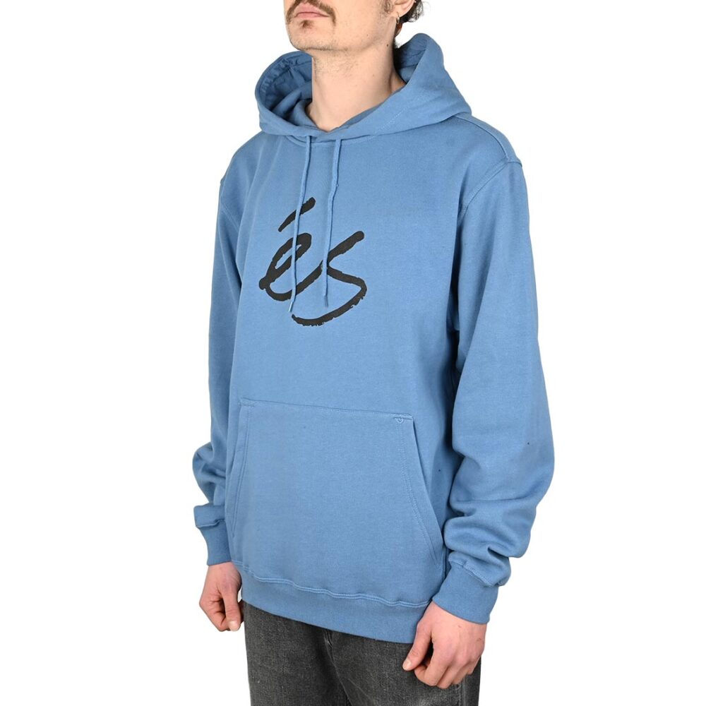 eS Script Pullover Hoodie - Black