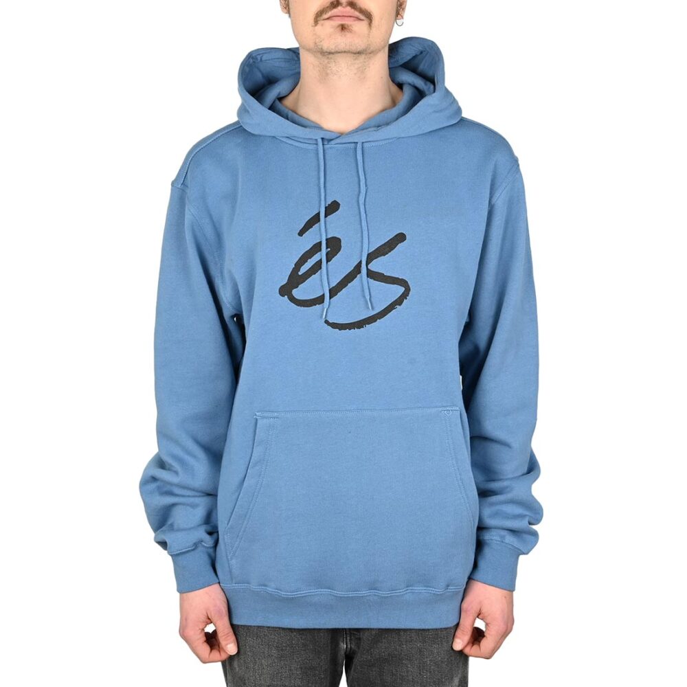 eS Script Pullover Hoodie - Pacific Blue (Copy)