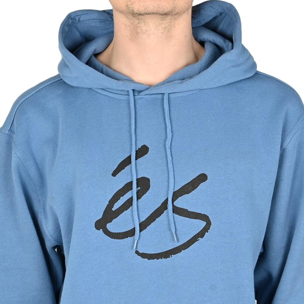 eS Script Pullover Hoodie - Black
