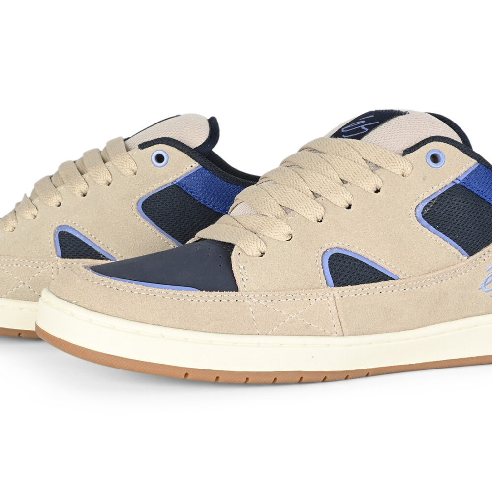 eS Sophisto Low Top Skate Shoes - Tan/Navy