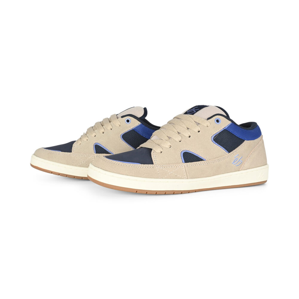 eS Sophisto Low Top Skate Shoes - Tan/Navy