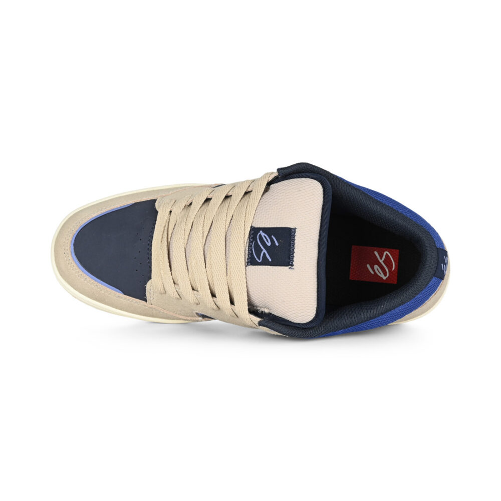 eS Sophisto Low Top Skate Shoes - Tan/Navy