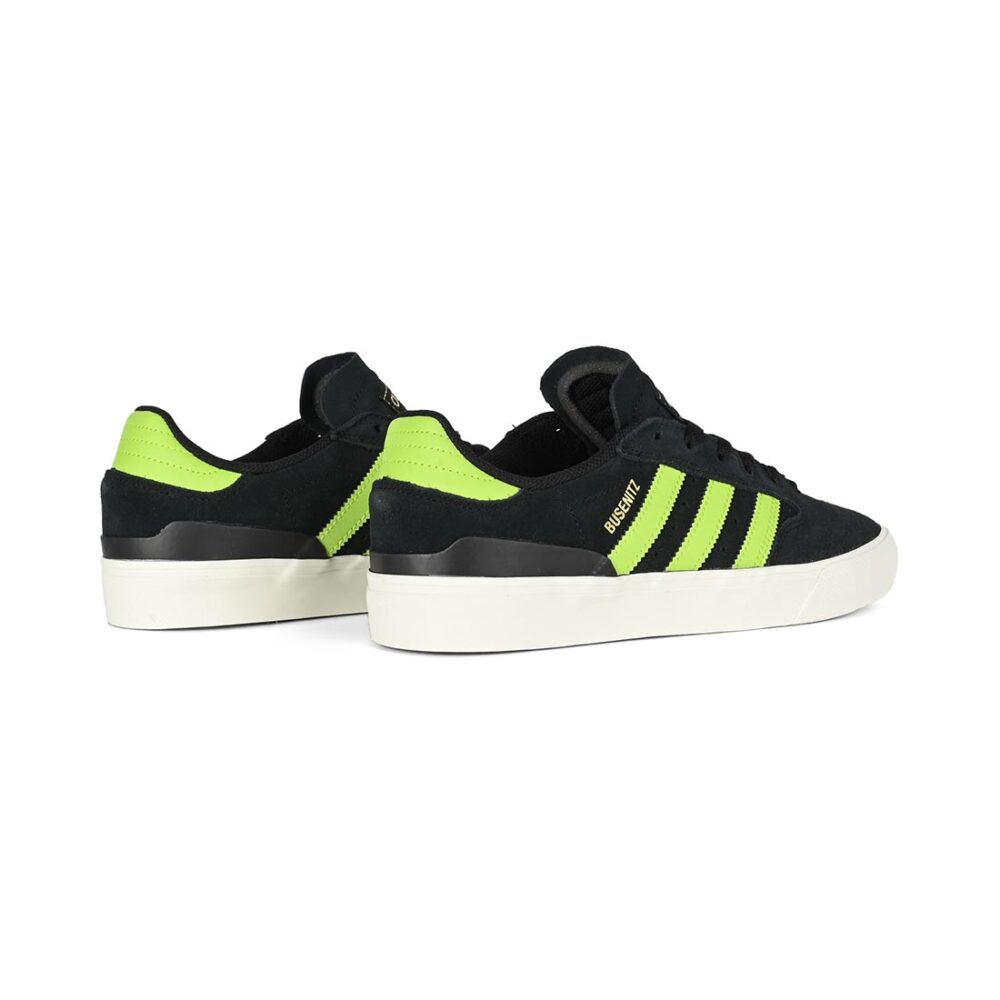 Adidas Busenitz Vulc II Skate Shoes - Core Black/Solar Slime/Gold