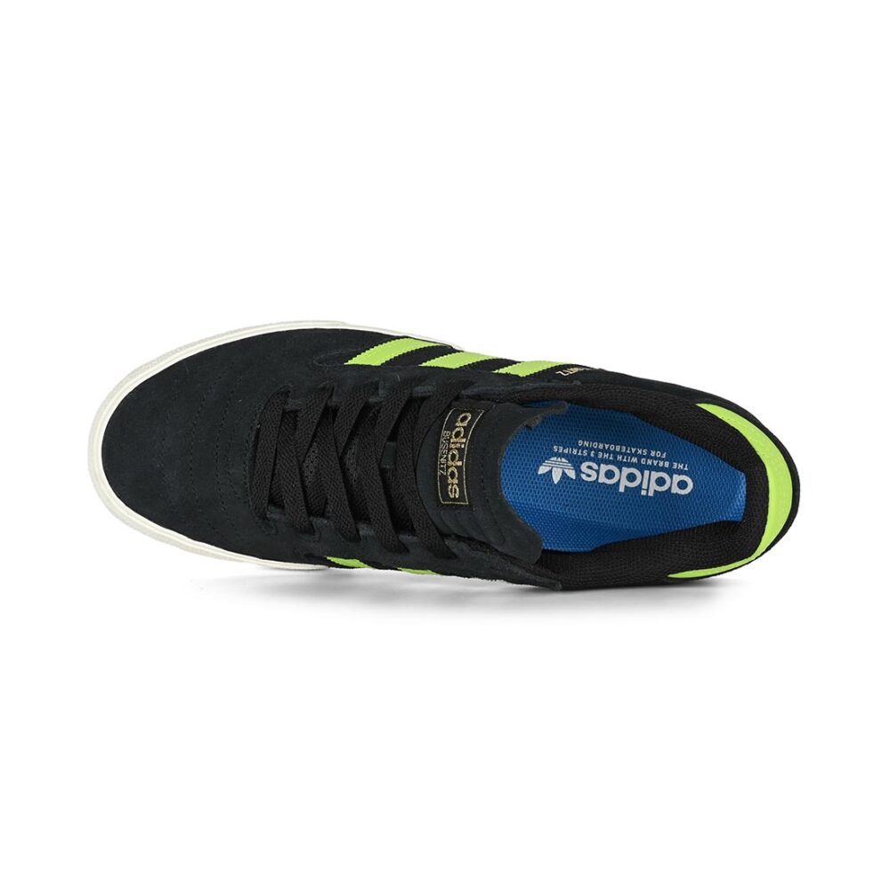 Adidas Busenitz Vulc II Skate Shoes - Core Black/Solar Slime/Gold