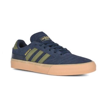 Adidas Busenitz Vulc II Skate Shoes - Legend Ink/Olive Strata/Gold Metallic