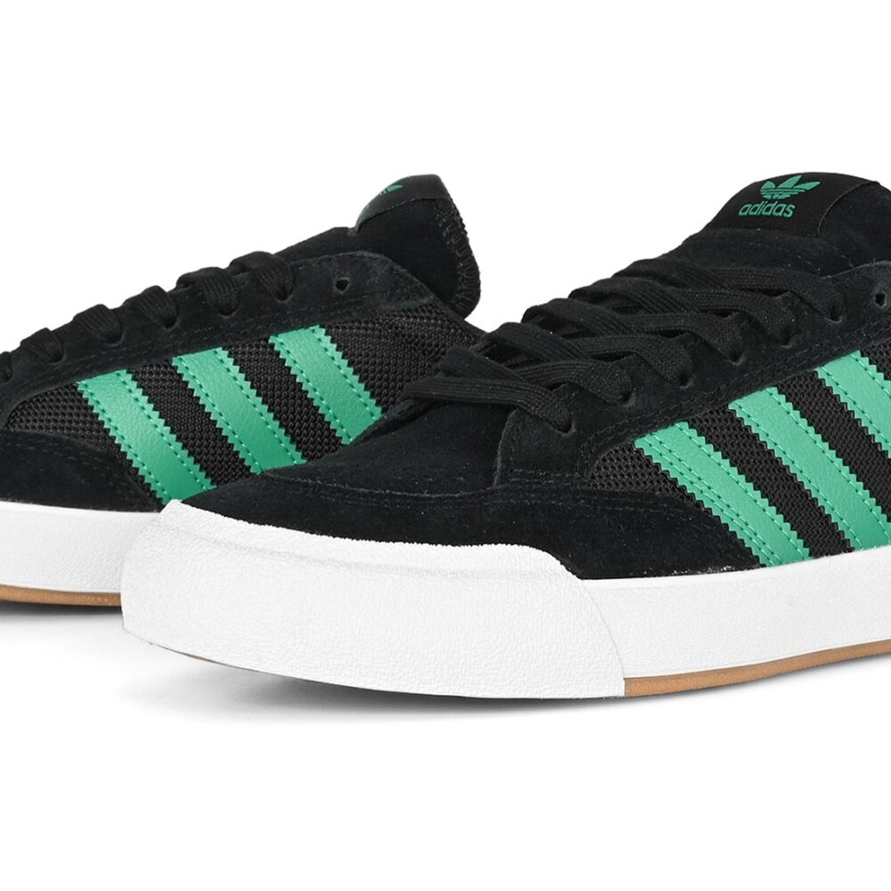 Adidas Nora Skate Shoes - Core Black/Court Green/White