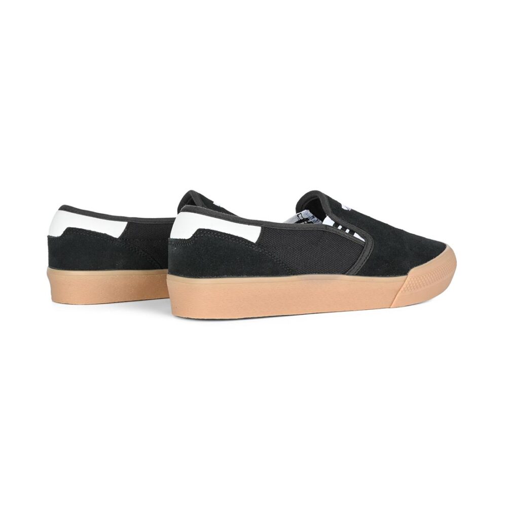 Adidas Shmoofoil Slip-On Skate Shoes - Core Black/White/Gum