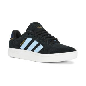 Adidas Tyshawn Low Skate Shoes - Core Black/Clear Sky/Collegiate Navy