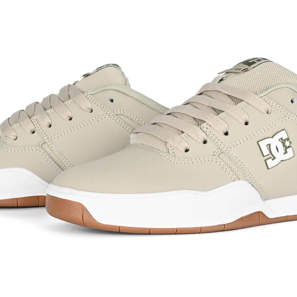 DC Central Low Top Skate Shoes - Tan