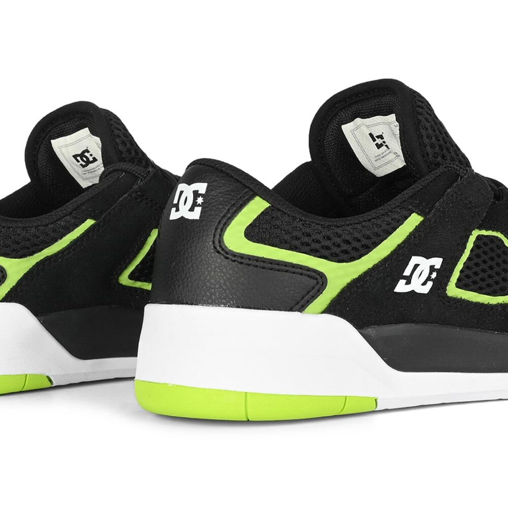DC Metric S Skate Shoes - Black/Lime