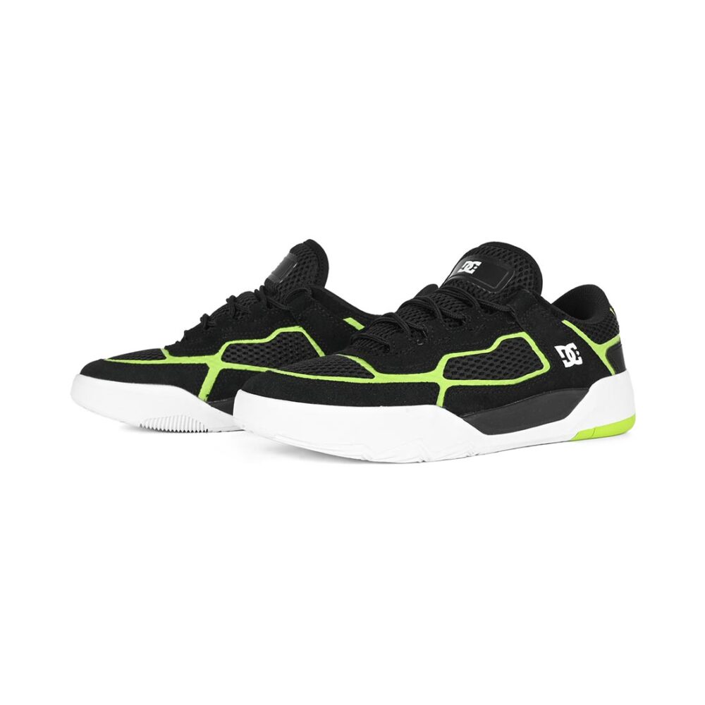 DC Metric S Skate Shoes - Black/Lime
