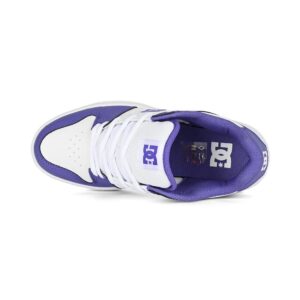 DC Women's Manteca 4 Platform Skate Shoes - Grape/White