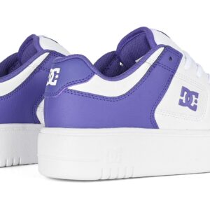 DC Women's Manteca 4 Platform Skate Shoes - Grape/White