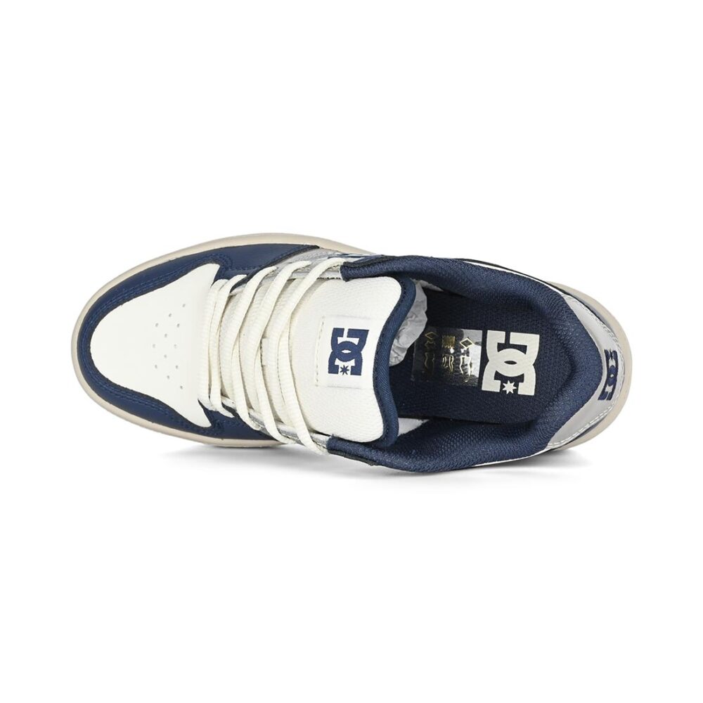 DC Women's Manteca 4 Platform Skate Shoes - White/Champagne