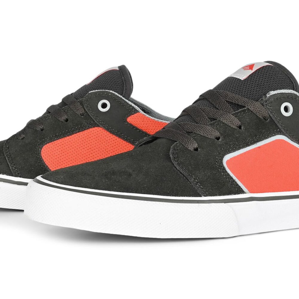 Emerica Cadence Skate Shoes - Grey/Red