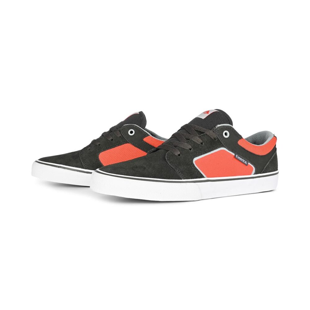 Emerica Cadence Skate Shoes - Grey/Red